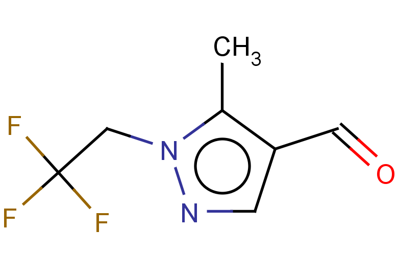 5-methyl-1-(2,2,2-trifluoroethyl)-1H-pyrazole-4-carbaldehyde