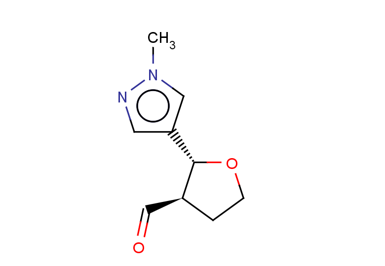 rac-(2R,3R)-2-(1-methyl-1H-pyrazol-4-yl)oxolane-3-carbaldehyde
