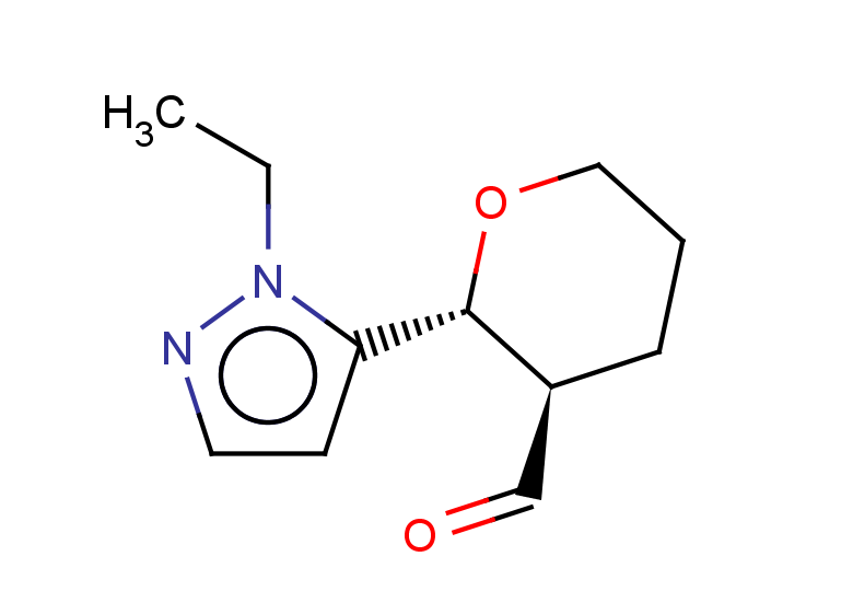 rac-(2R,3R)-2-(1-ethyl-1H-pyrazol-5-yl)oxane-3-carbaldehyde, trans