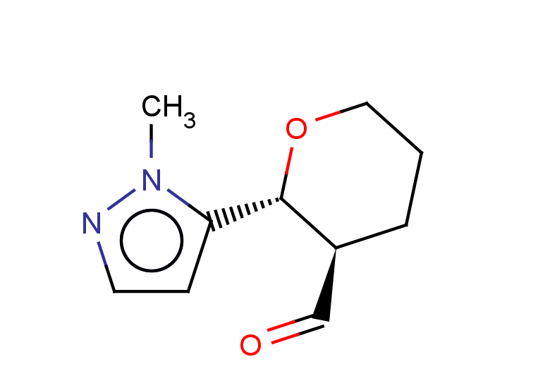 rac-(2R,3R)-2-(1-methyl-1H-pyrazol-5-yl)oxane-3-carbaldehyde, trans