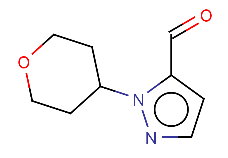 1-(oxan-4-yl)-1H-pyrazole-5-carbaldehyde