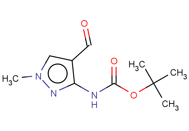tert-butyl N-(4-formyl-1-methyl-1H-pyrazol-3-yl)carbamate