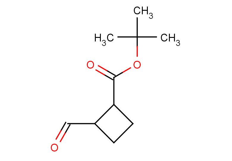 tert-butyl 2-formylcyclobutane-1-carboxylate