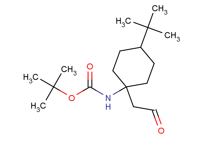 tert-butyl N-[4-tert-butyl-1-(2-oxoethyl)cyclohexyl]carbamate