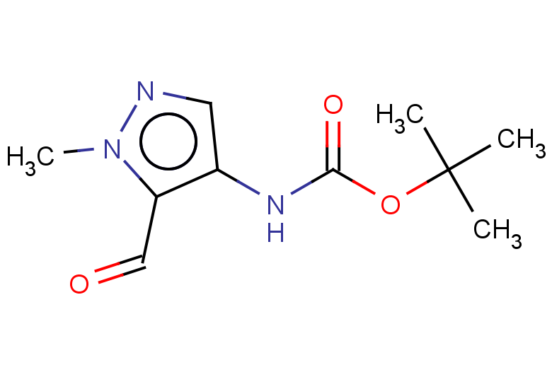 tert-butyl N-(5-formyl-1-methyl-1H-pyrazol-4-yl)carbamate