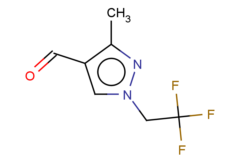 3-methyl-1-(2,2,2-trifluoroethyl)-1H-pyrazole-4-carbaldehyde
