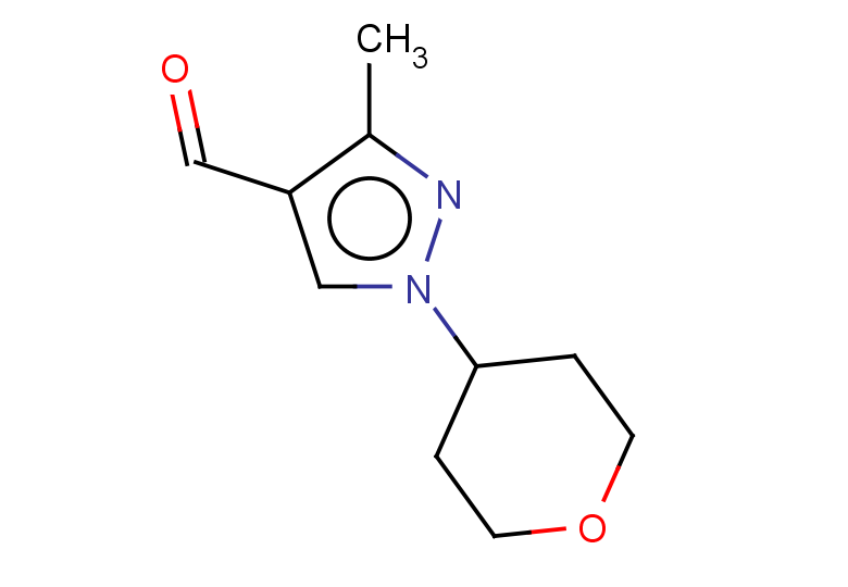 3-methyl-1-(oxan-4-yl)-1H-pyrazole-4-carbaldehyde