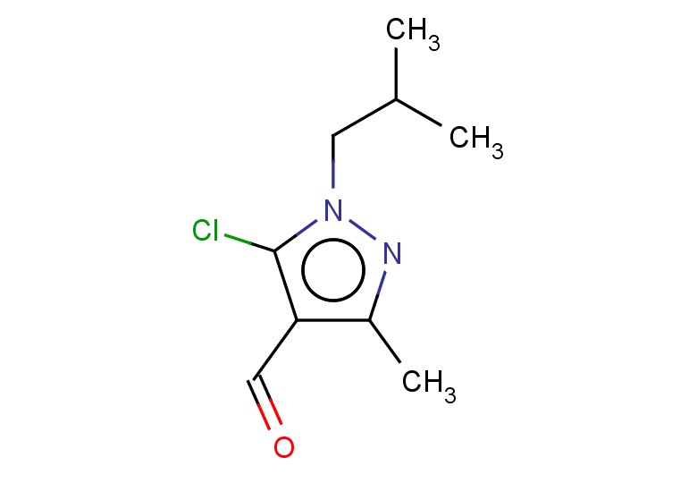 5-chloro-3-methyl-1-(2-methylpropyl)-1H-pyrazole-4-carbaldehyde