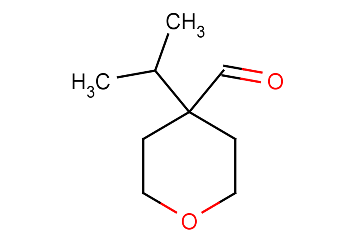 4-(propan-2-yl)oxane-4-carbaldehyde