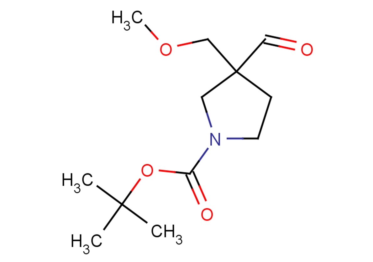 tert-butyl 3-formyl-3-(methoxymethyl)pyrrolidine-1-carboxylate