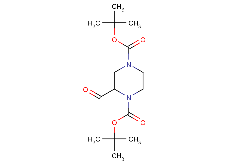 1,4-di-tert-butyl 2-formylpiperazine-1,4-dicarboxylate