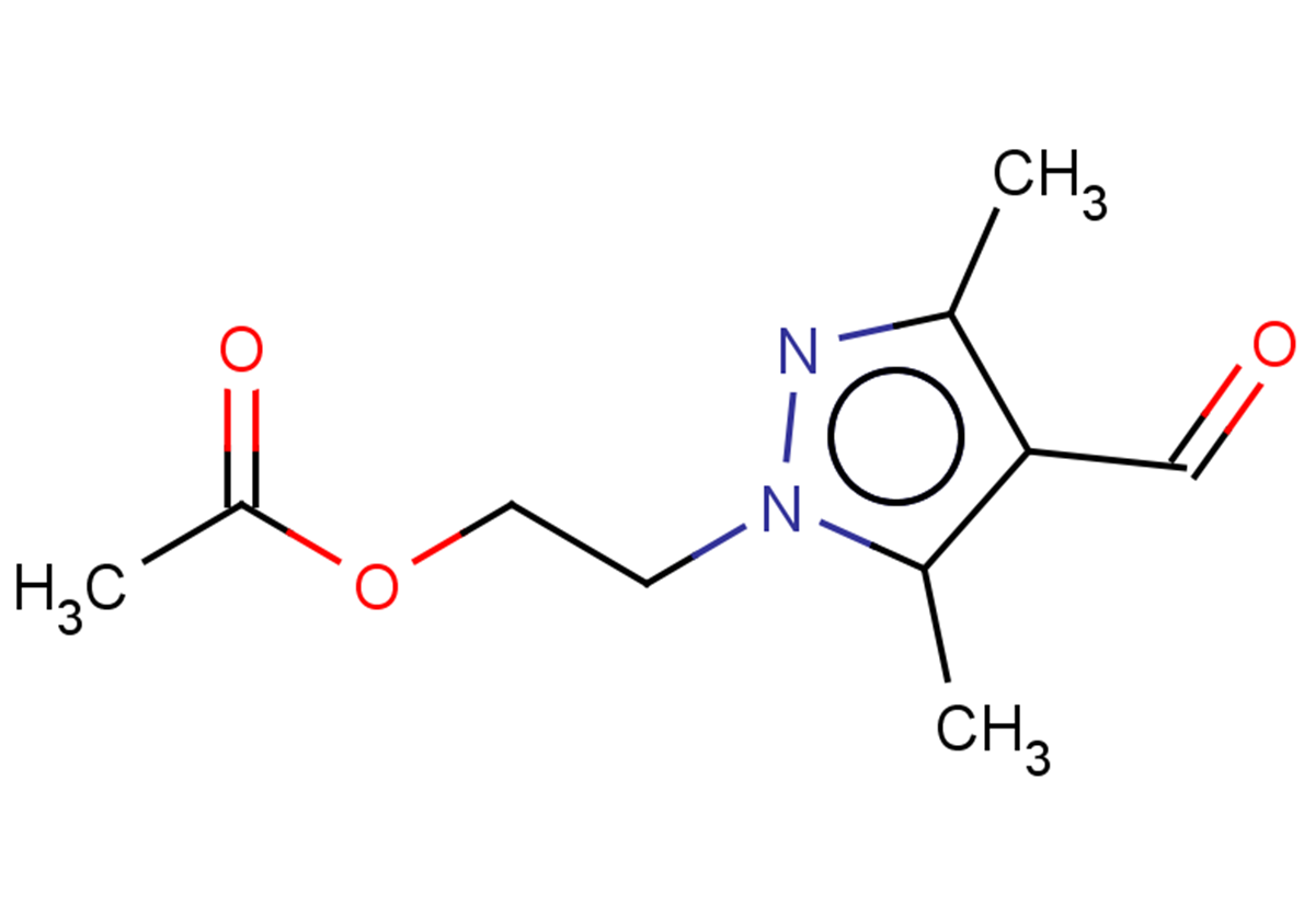 2-(4-formyl-3,5-dimethyl-1H-pyrazol-1-yl)ethyl acetate