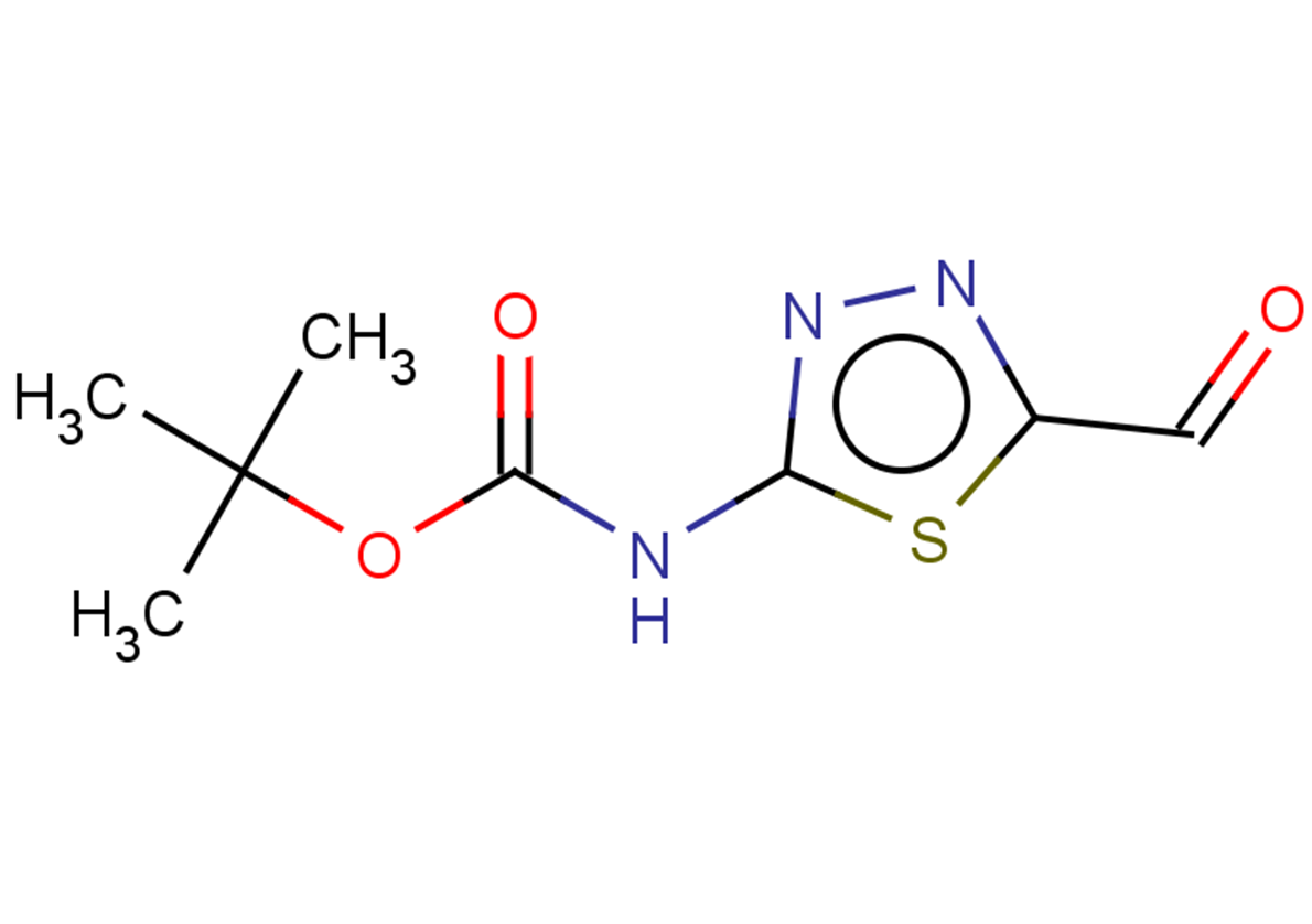 tert-butyl N-(5-formyl-1,3,4-thiadiazol-2-yl)carbamate