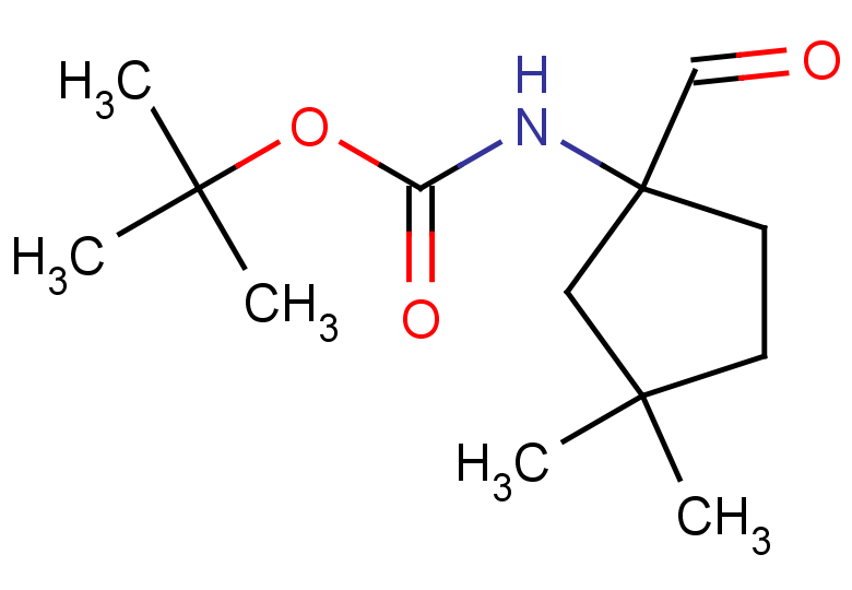 tert-butyl N-(1-formyl-3,3-dimethylcyclopentyl)carbamate