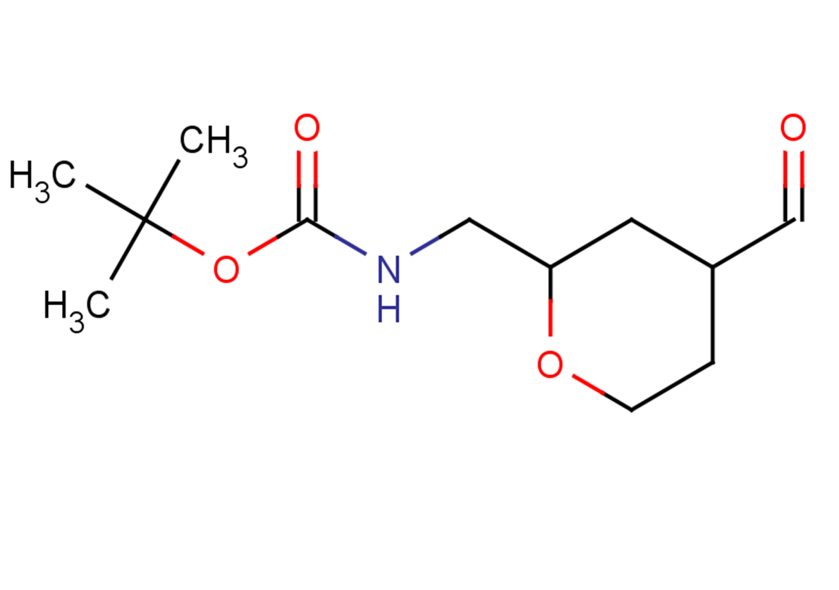 tert-butyl N-[(4-formyloxan-2-yl)methyl]carbamate