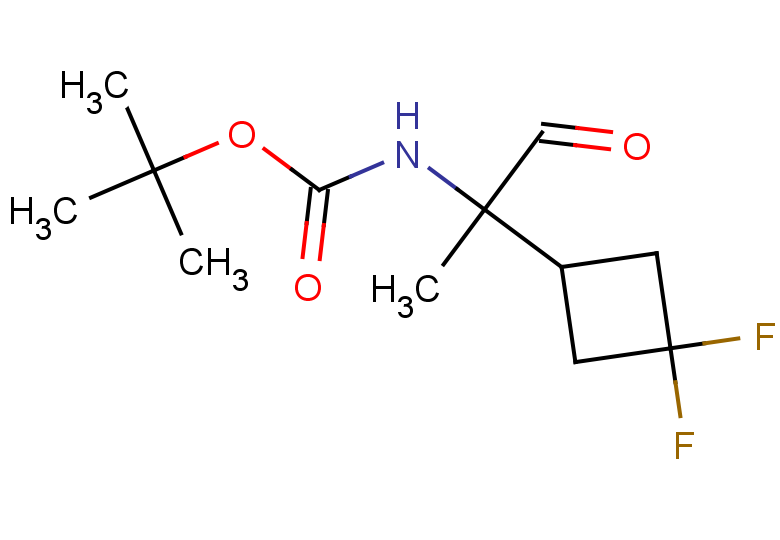 tert-butyl N-[2-(3,3-difluorocyclobutyl)-1-oxopropan-2-yl]carbamate
