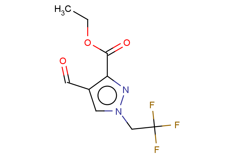 ethyl 4-formyl-1-(2,2,2-trifluoroethyl)-1H-pyrazole-3-carboxylate