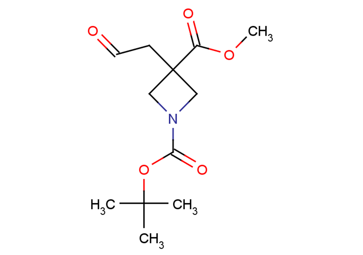 1-tert-butyl 3-methyl 3-(2-oxoethyl)azetidine-1,3-dicarboxylate