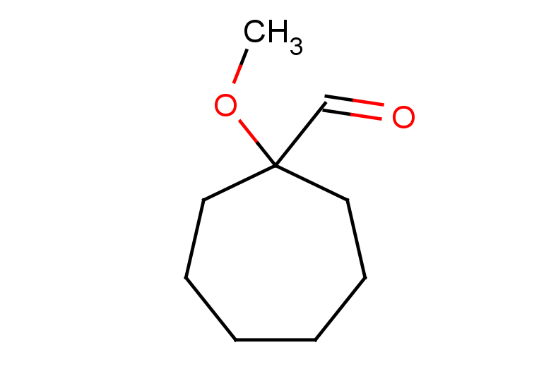 1-methoxycycloheptane-1-carbaldehyde