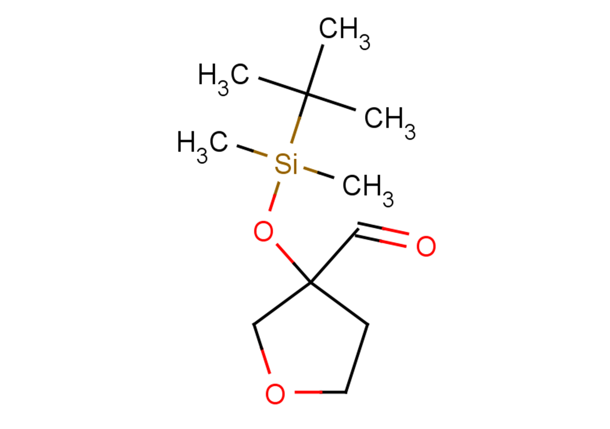 3-[(tert-butyldimethylsilyl)oxy]oxolane-3-carbaldehyde