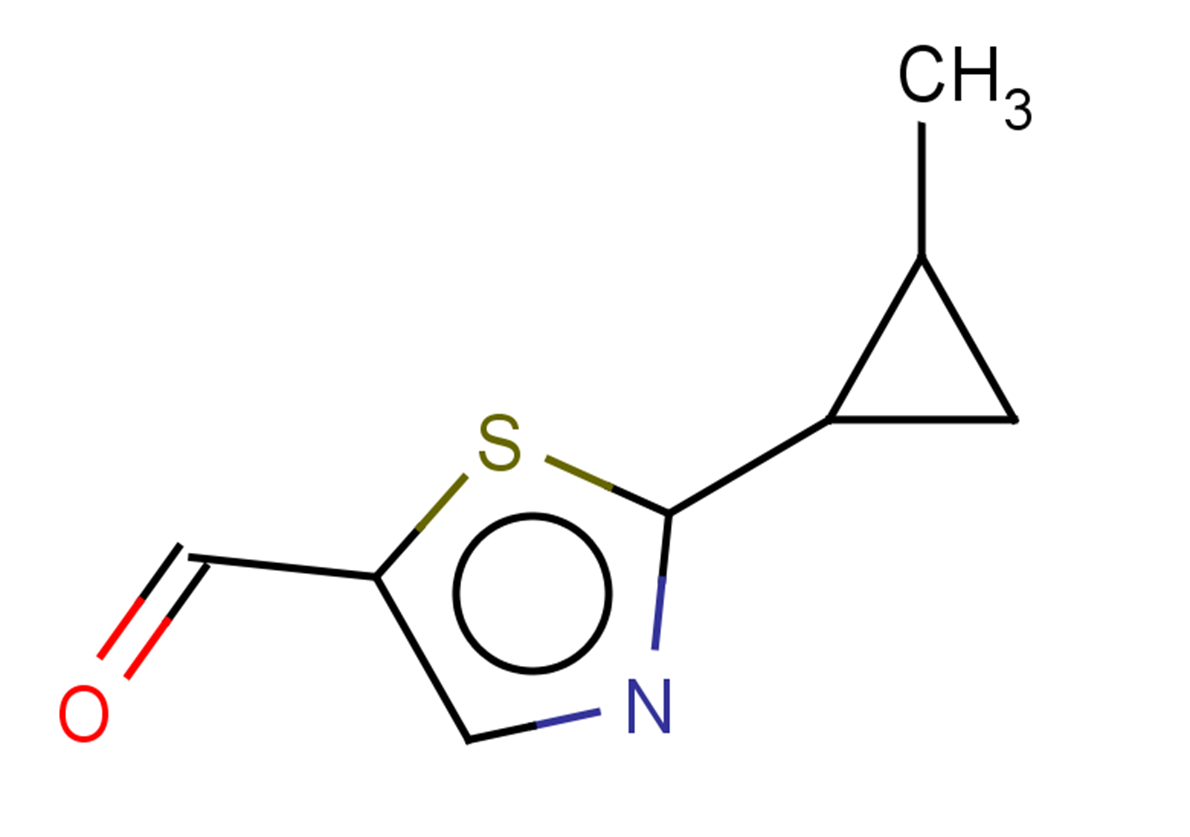 2-(2-methylcyclopropyl)-1,3-thiazole-5-carbaldehyde