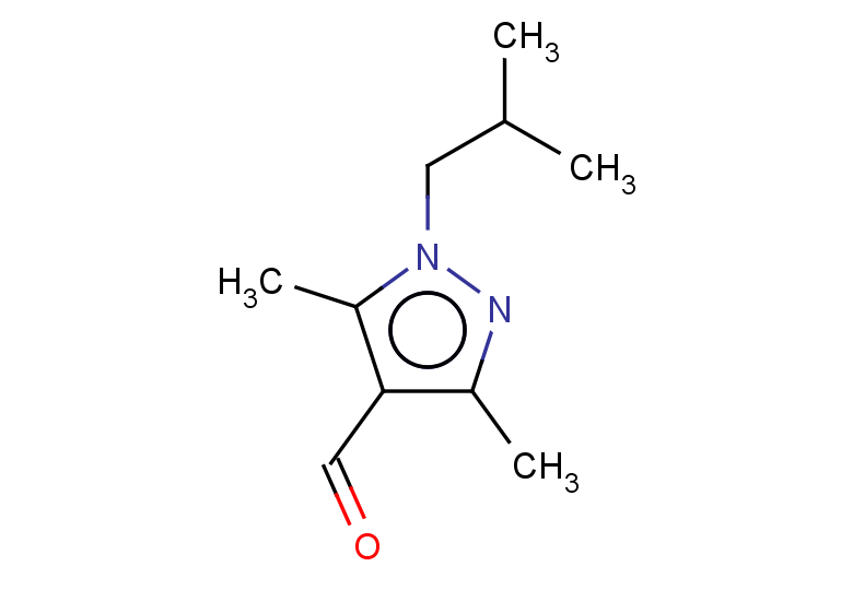 3,5-dimethyl-1-(2-methylpropyl)-1H-pyrazole-4-carbaldehyde