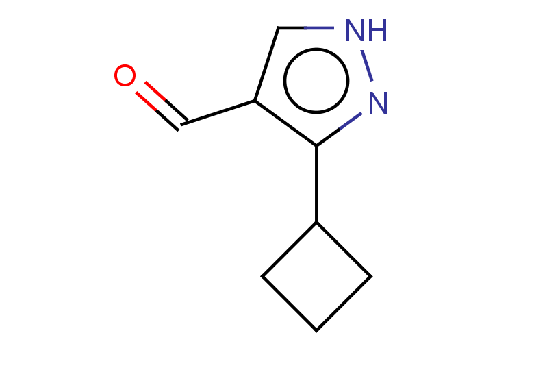 3-cyclobutyl-1H-pyrazole-4-carbaldehyde