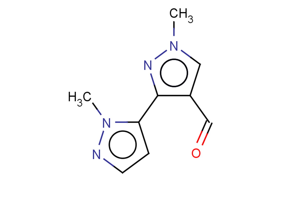 1-methyl-3-(1-methyl-1H-pyrazol-5-yl)-1H-pyrazole-4-carbaldehyde