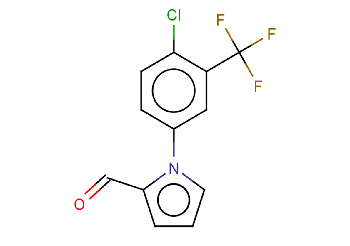 1-[4-chloro-3-(trifluoromethyl)phenyl]-1H-pyrrole-2-carbaldehyde