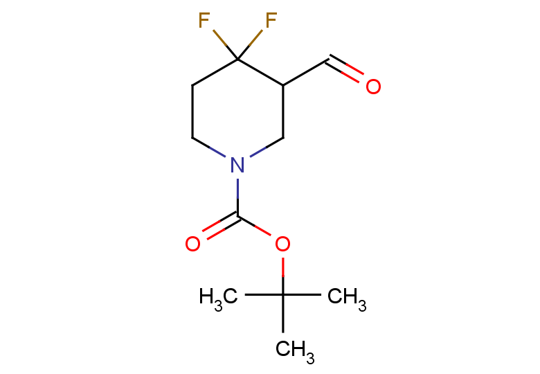 tert-butyl 4,4-difluoro-3-formylpiperidine-1-carboxylate