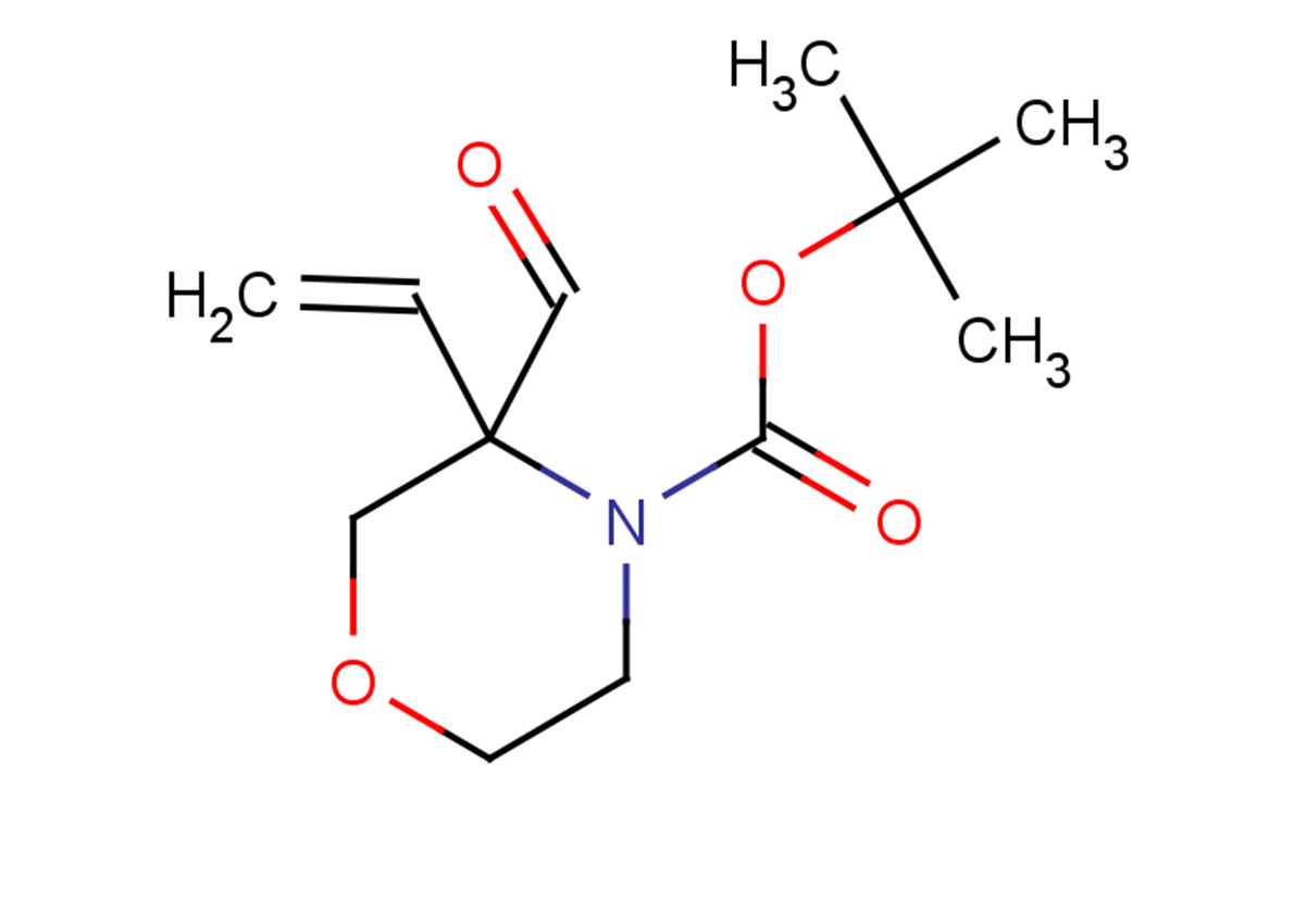 tert-butyl 3-ethenyl-3-formylmorpholine-4-carboxylate
