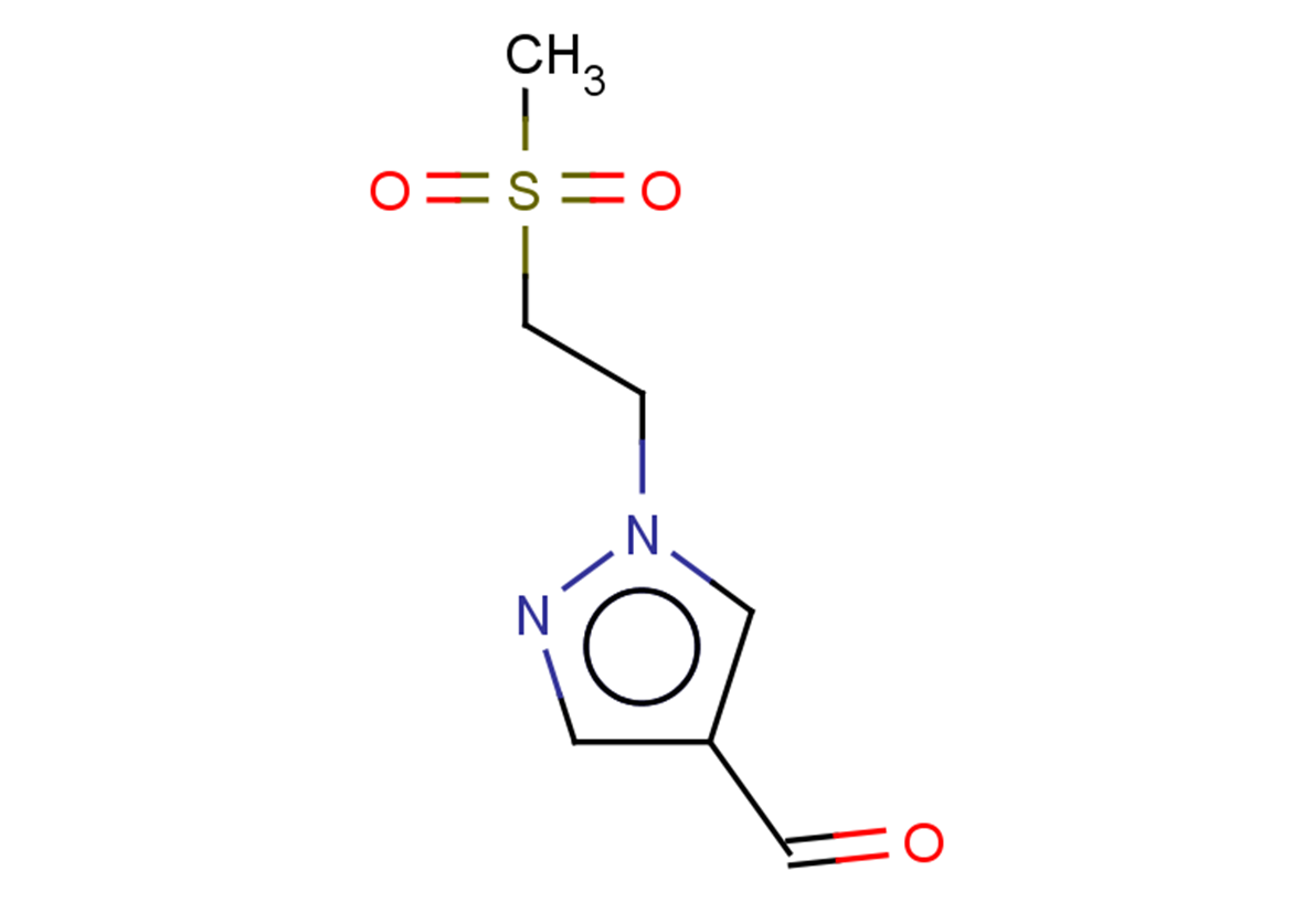 1-(2-methanesulfonylethyl)-1H-pyrazole-4-carbaldehyde