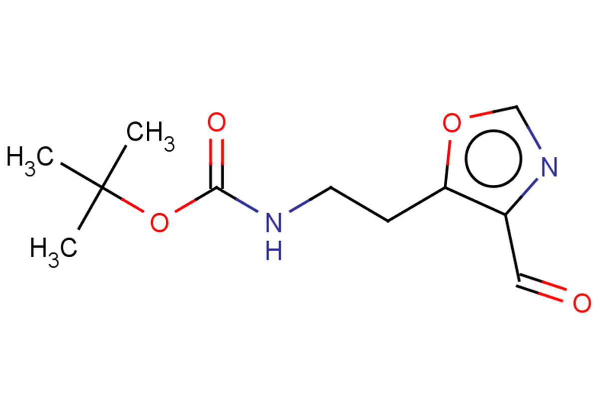 tert-butyl N-[2-(4-formyl-1,3-oxazol-5-yl)ethyl]carbamate