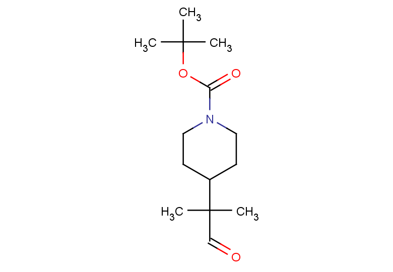 tert-butyl 4-(2-methyl-1-oxopropan-2-yl)piperidine-1-carboxylate