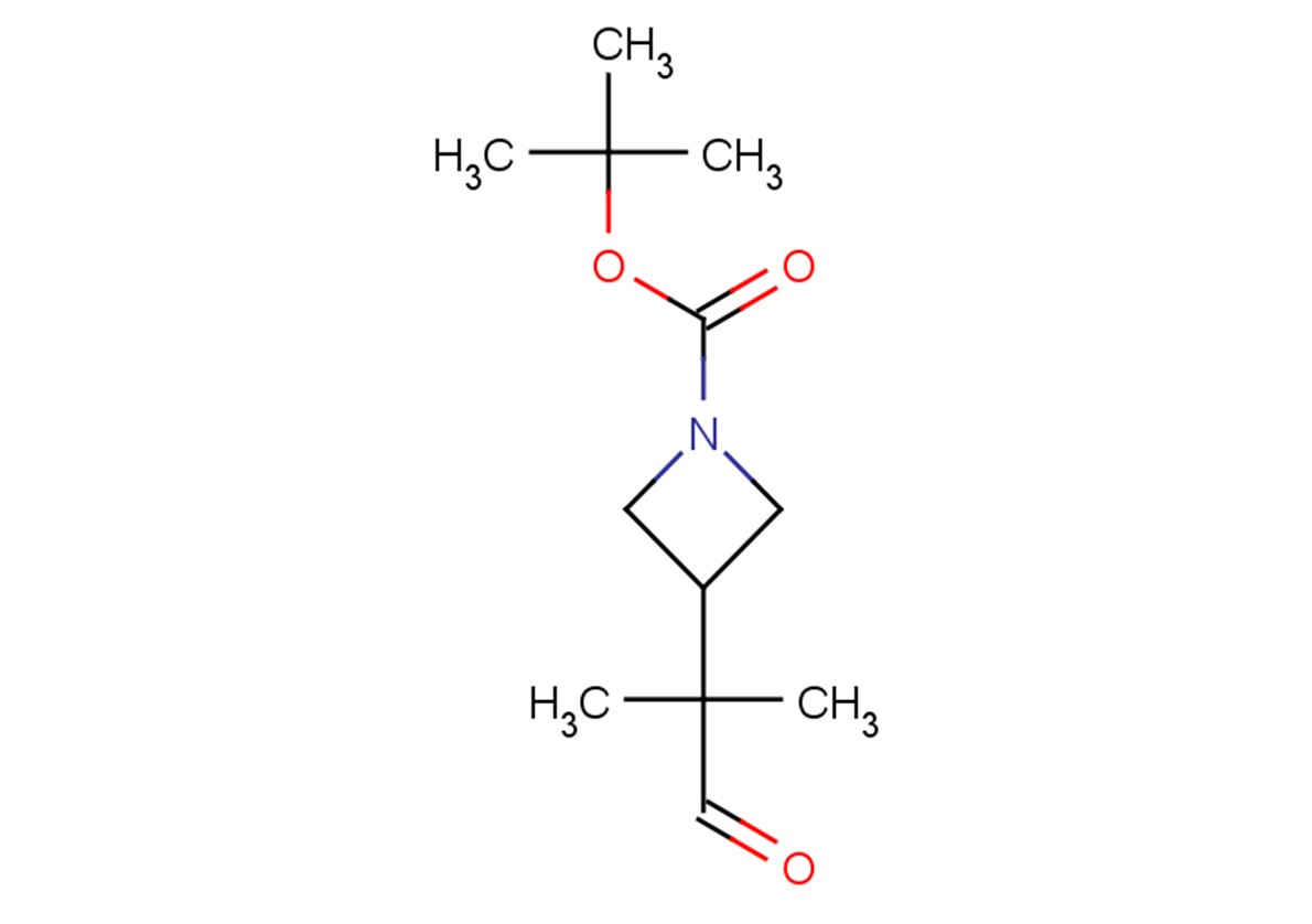tert-butyl 3-(2-methyl-1-oxopropan-2-yl)azetidine-1-carboxylate