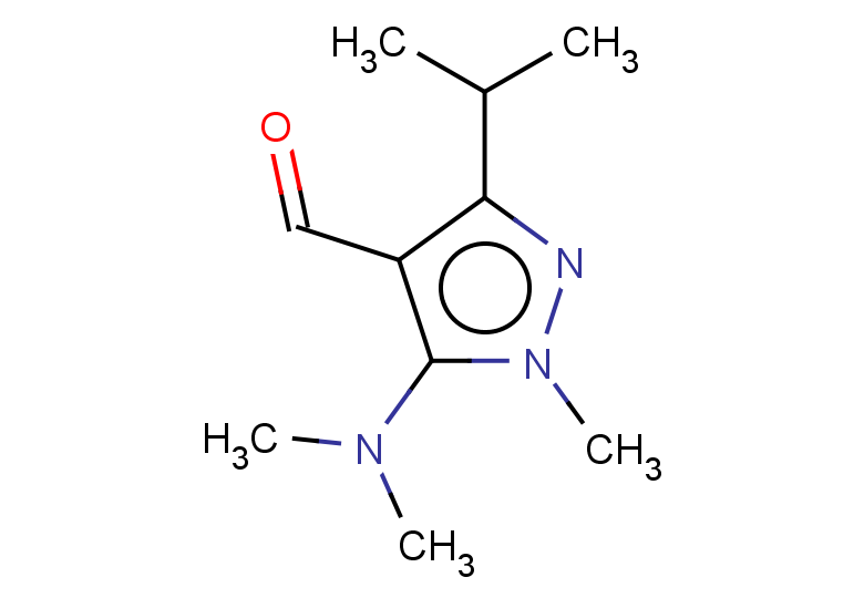 5-(dimethylamino)-1-methyl-3-(propan-2-yl)-1H-pyrazole-4-carbaldehyde