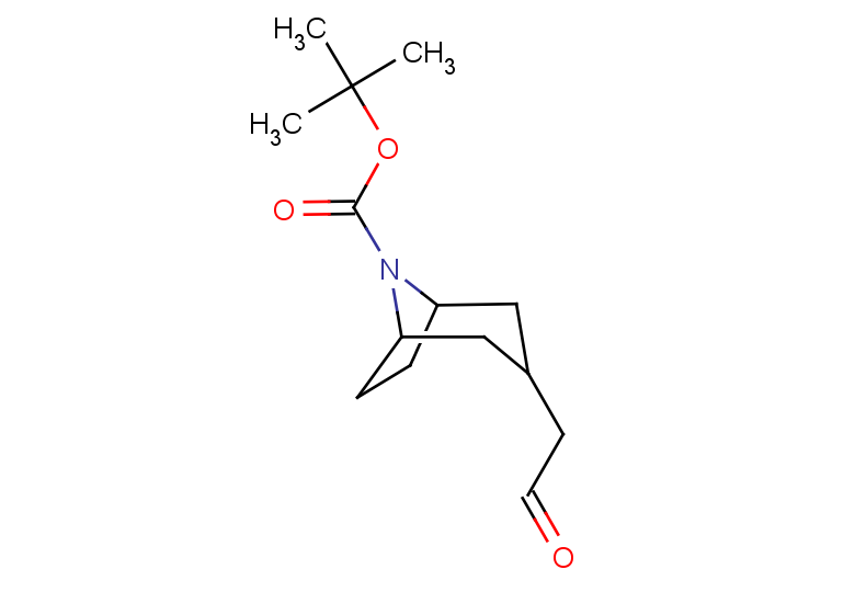 tert-butyl 3-(2-oxoethyl)-8-azabicyclo[3.2.1]octane-8-carboxylate, Mixture of diastereomers
