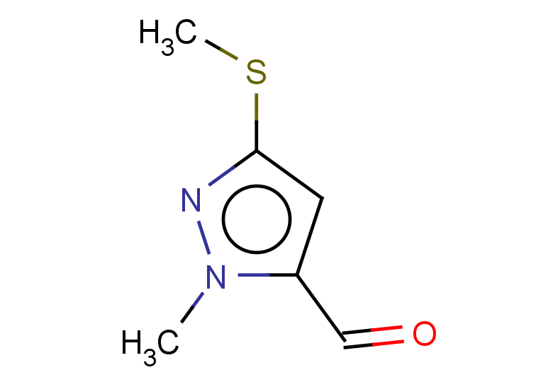 1-methyl-3-(methylsulfanyl)-1H-pyrazole-5-carbaldehyde