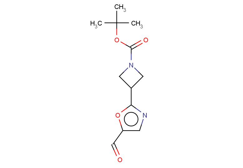 tert-butyl 3-(5-formyl-1,3-oxazol-2-yl)azetidine-1-carboxylate