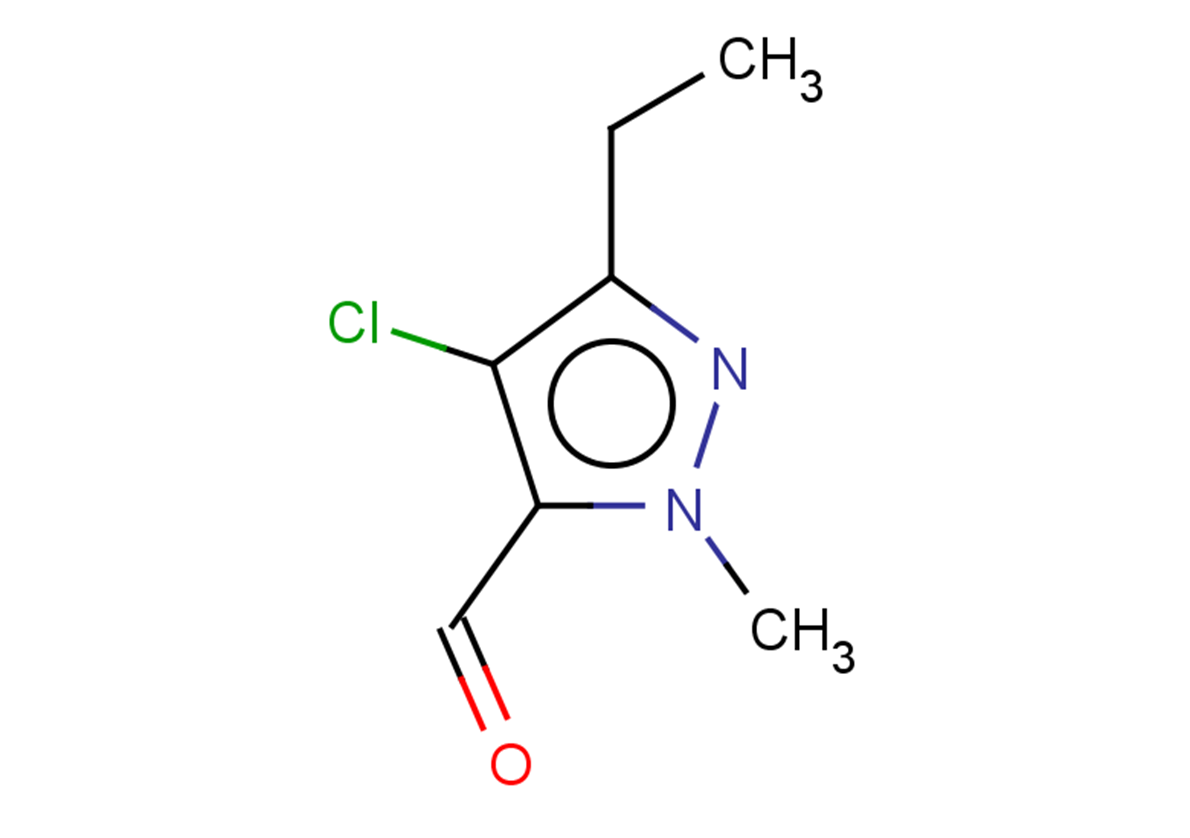 4-chloro-3-ethyl-1-methyl-1H-pyrazole-5-carbaldehyde