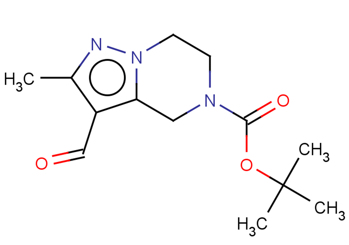 tert-butyl 3-formyl-2-methyl-4H,5H,6H,7H-pyrazolo[1,5-a]pyrazine-5-carboxylate