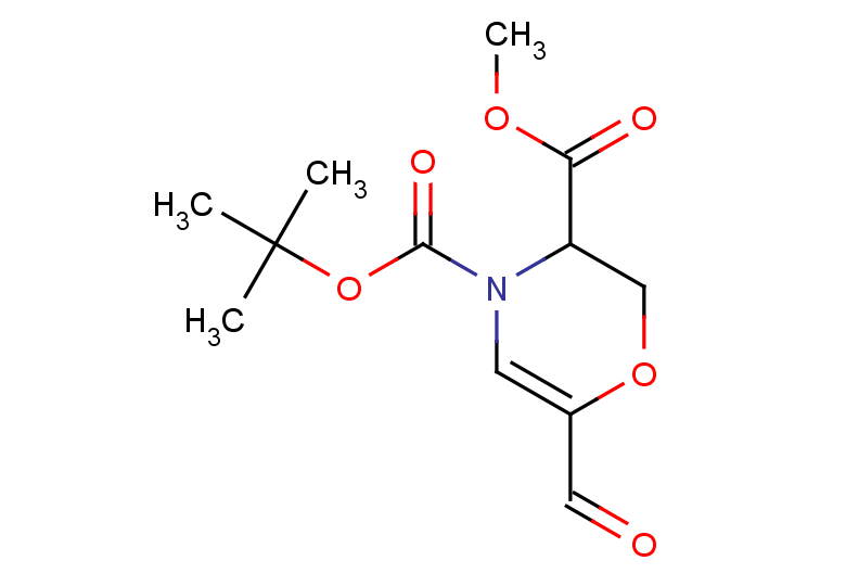 4-tert-butyl 3-methyl 6-formyl-3,4-dihydro-2H-oxazine-3,4-dicarboxylate