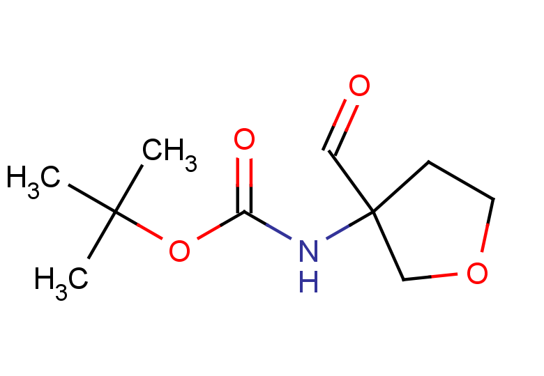 tert-butyl N-(3-formyloxolan-3-yl)carbamate