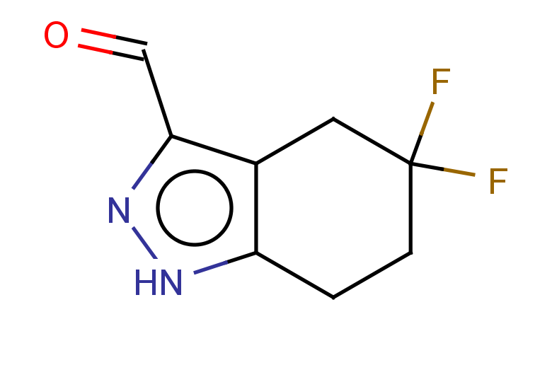 5,5-difluoro-4,5,6,7-tetrahydro-1H-indazole-3-carbaldehyde
