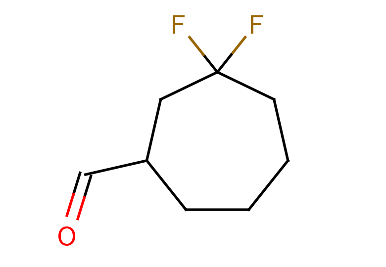 3,3-difluorocycloheptane-1-carbaldehyde