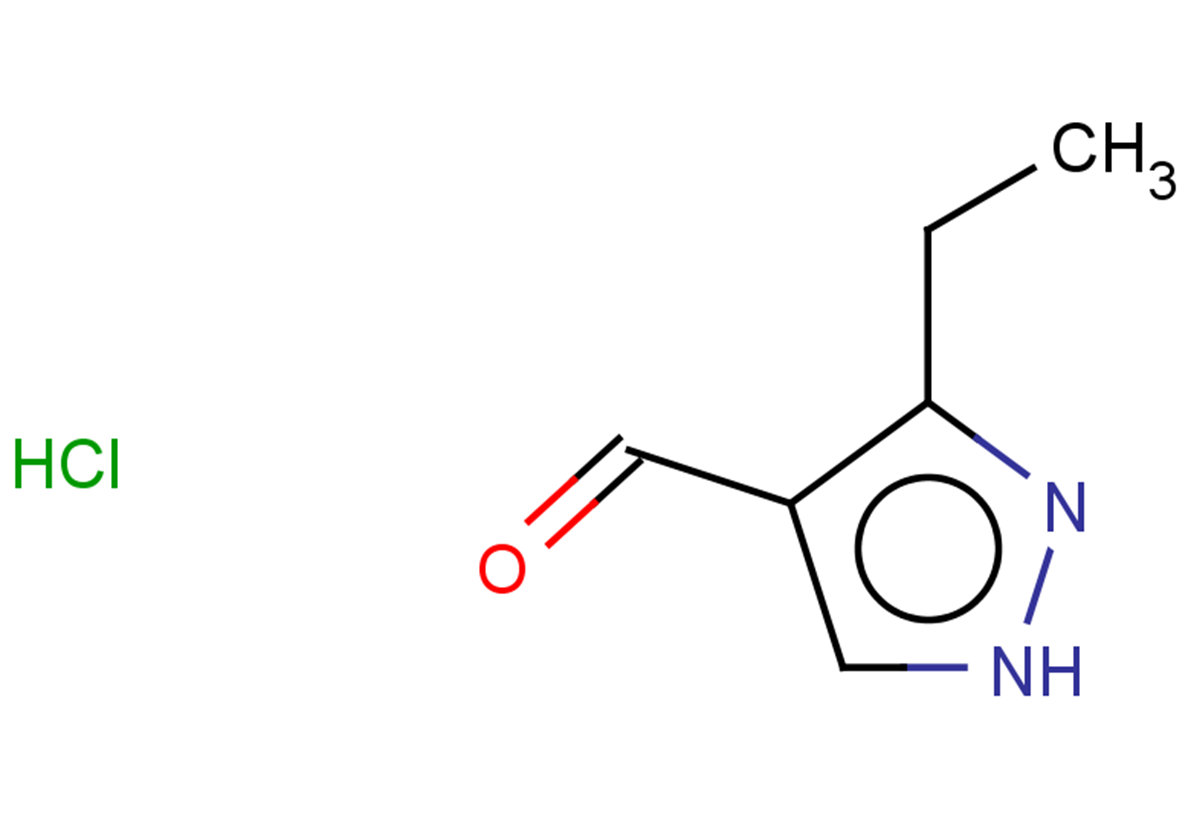 3-ethyl-1H-pyrazole-4-carbaldehyde hydrochloride