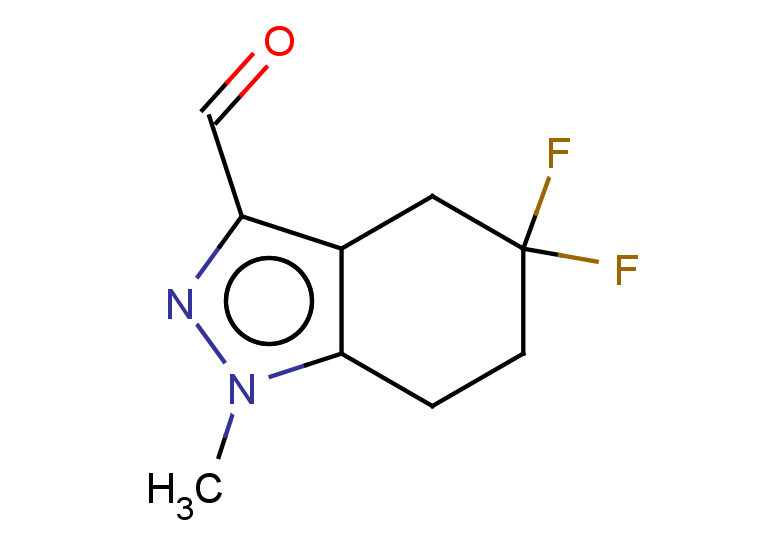 5,5-difluoro-1-methyl-4,5,6,7-tetrahydro-1H-indazole-3-carbaldehyde