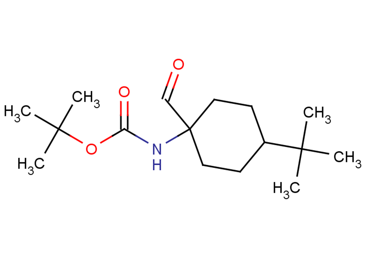 tert-butyl N-(4-tert-butyl-1-formylcyclohexyl)carbamate