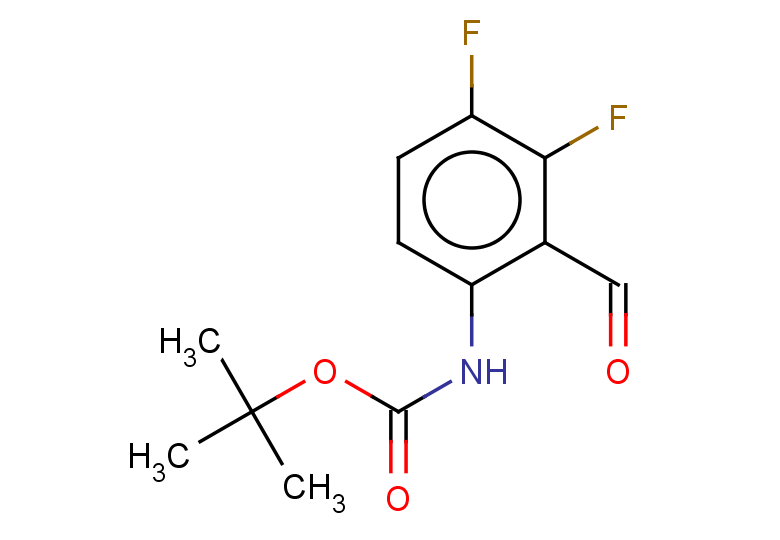 tert-butyl N-(3,4-difluoro-2-formylphenyl)carbamate