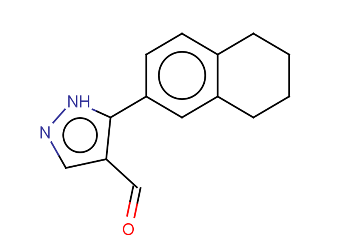 5-(5,6,7,8-tetrahydronaphthalen-2-yl)-1H-pyrazole-4-carbaldehyde